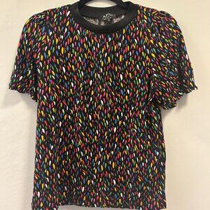 A.P.C. Rue Madame Paris Confetti Tee Shirt